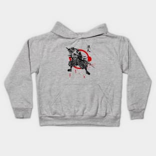 "Samurai Wanderer: The Ronin Ukiyo-e T-Shirt Kids Hoodie